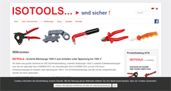 Desktop Screenshot of isotools.de